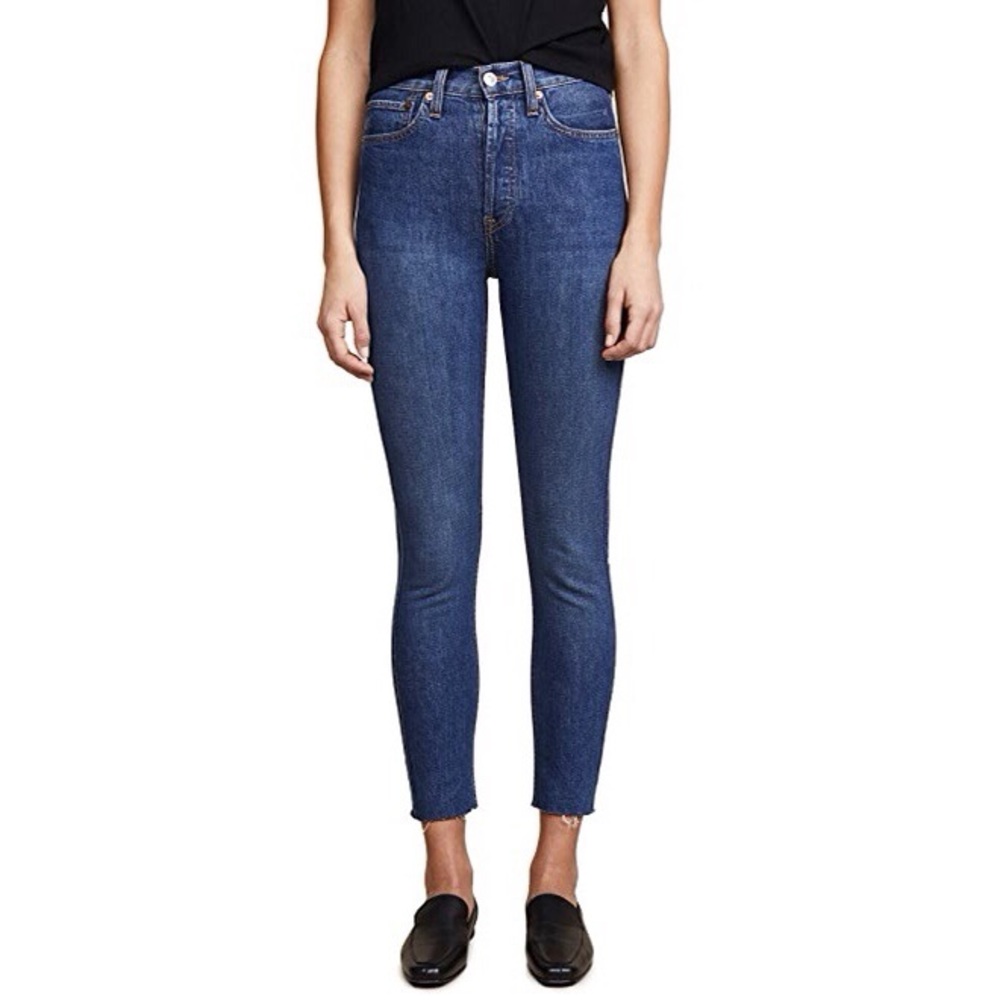 Re/Done Originals High Rise Ankle Crop